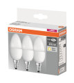 Kronlampa LED 5,5W 3-pack Osram